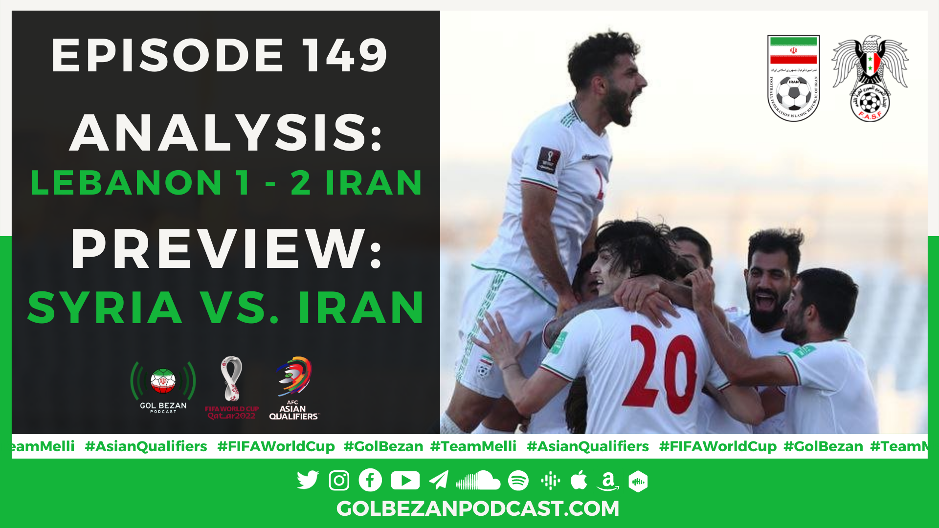 Analysis: Iran 2 - 1 Lebanon | Preview: Iran vs. Syria | آنالیز ایران لبنان و پیش بازی ایران سوریه