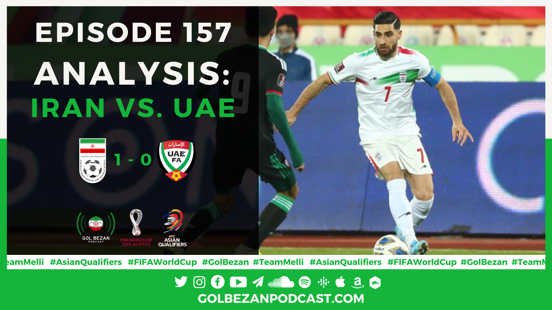 Analysis: Iran 1 - 0 UAE | آنالیز بازی ایران امارات