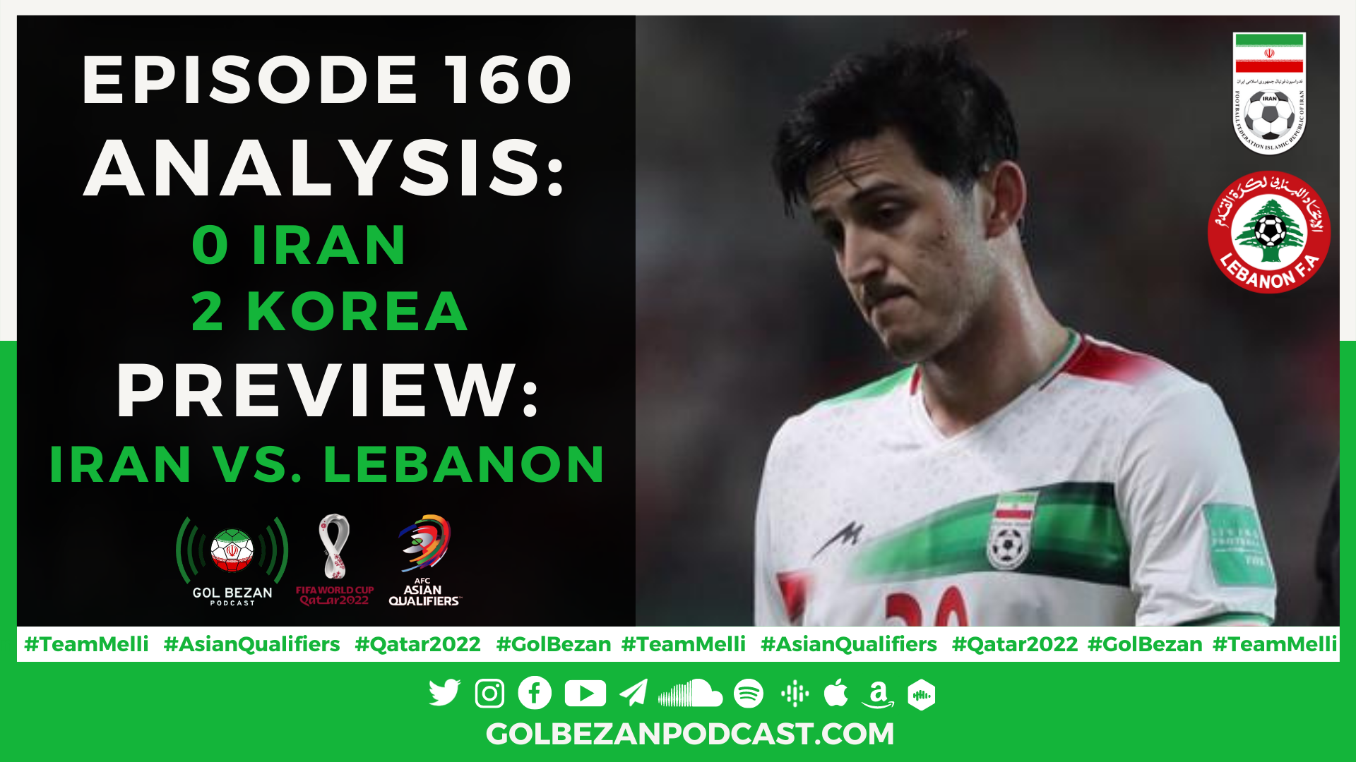 Analysis: Iran 0 - 2 South Korea | Preview: Iran vs. Lebanon | آنالیز ایران کره جنوبی و پیش بازی ایران لبنان