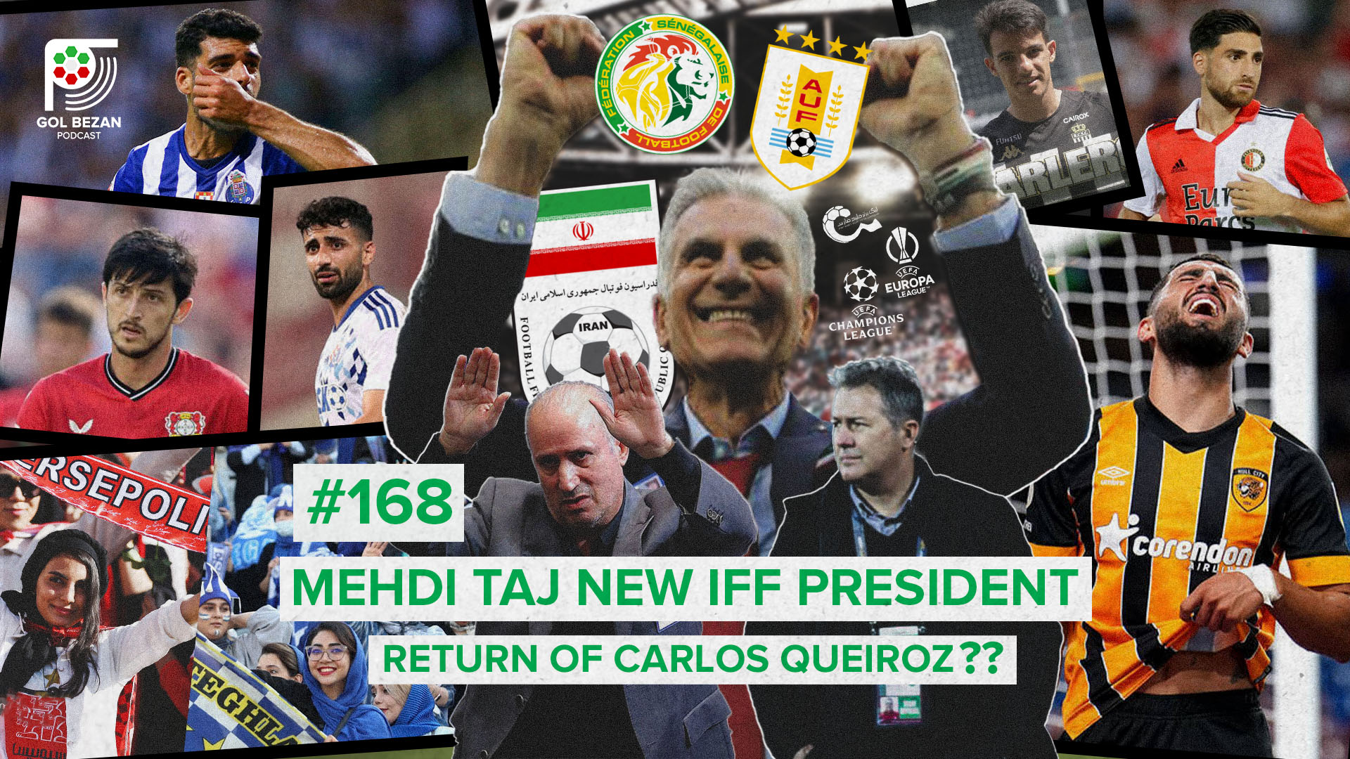 Mehdi Taj Returns - Will he bring back Carlos Queiroz? | UCL & UEL Draws | Female Fans in PGPL