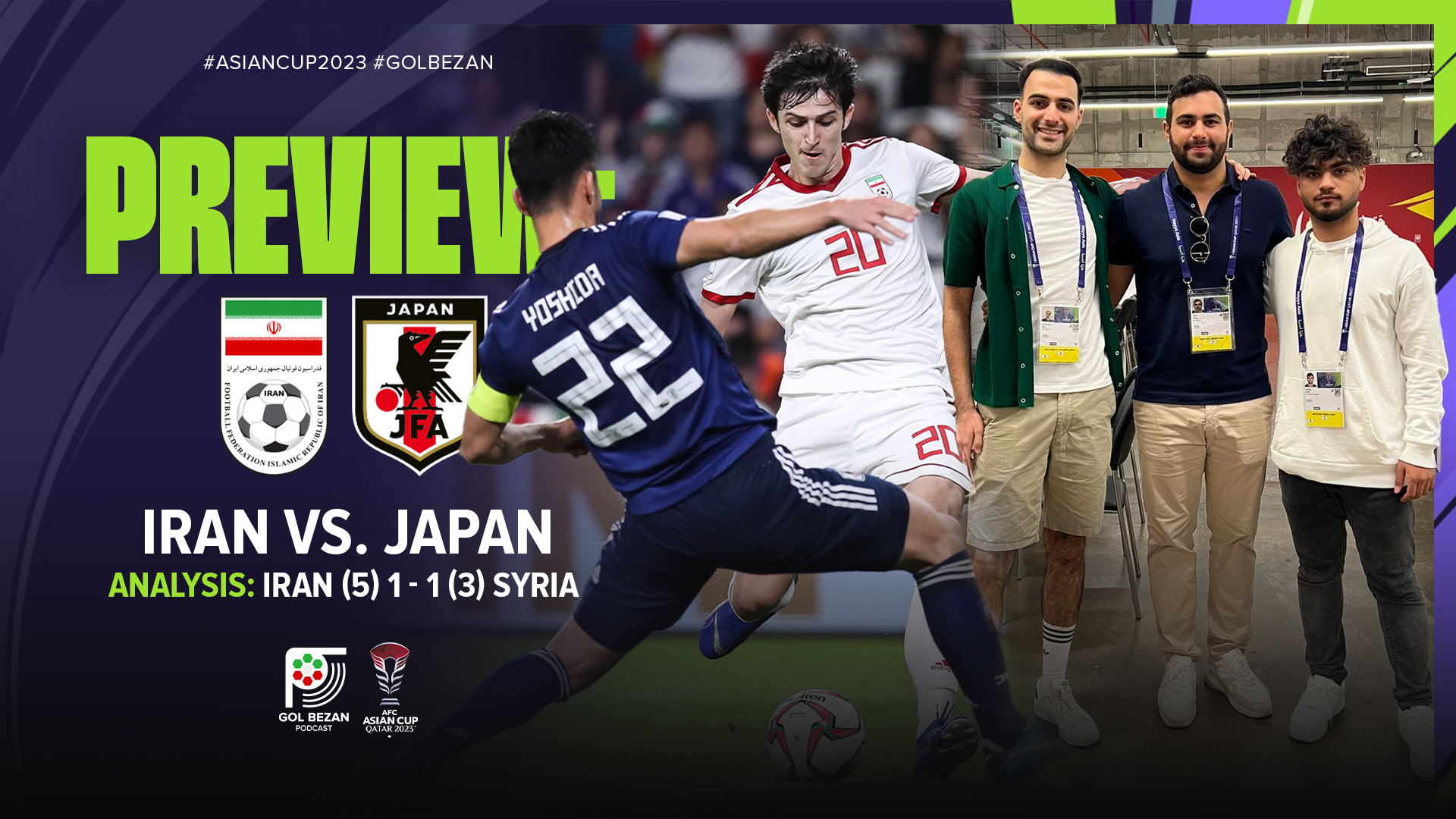 PREVIEW: IRAN VS. JAPAN | 2023 AFC Asian Cup
