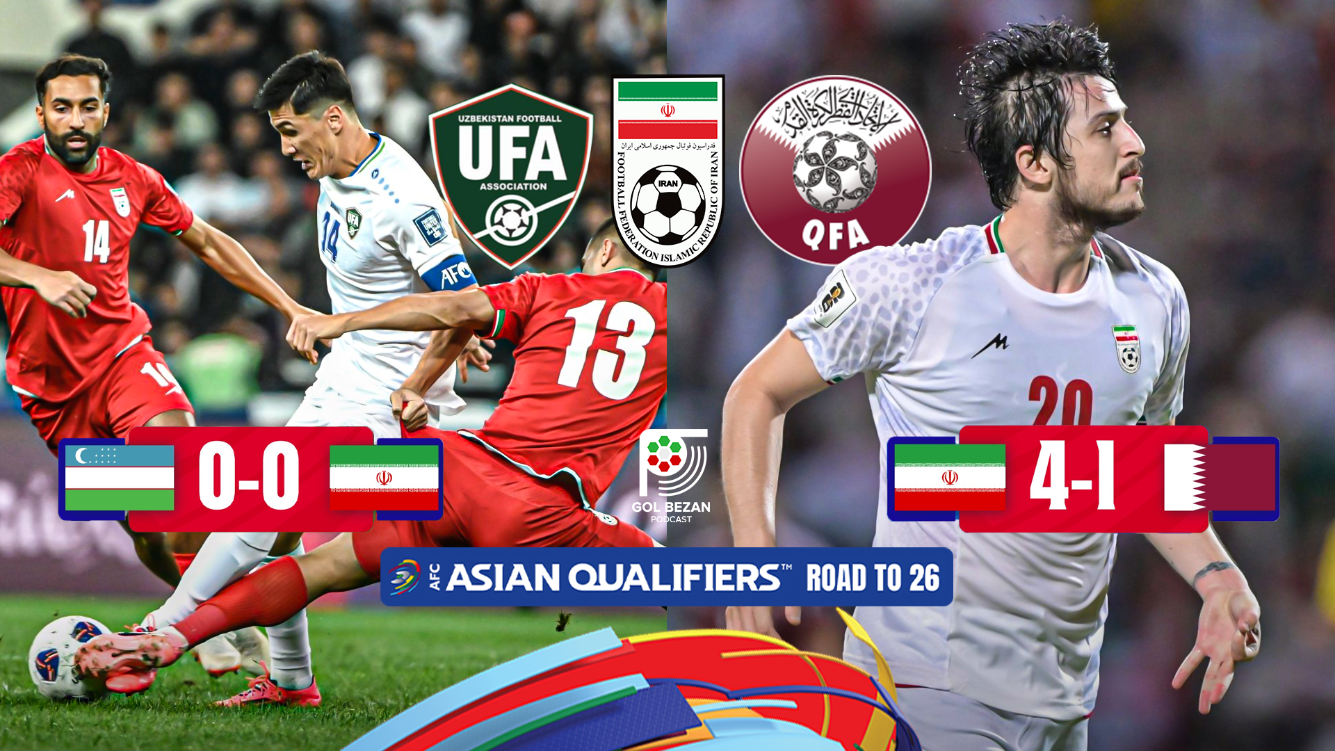 Analysis: Uzbekistan 0 - 0 Iran | Iran 4 - 1 Qatar